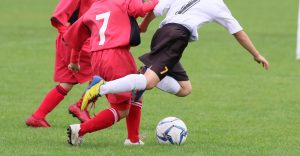 サッカーでの怪我